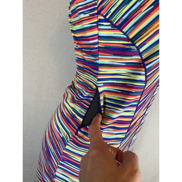 Title Nine Dream Dress Athletic Fit 
 Striped Fun Colorful Size Small Excellent - Picture 6 of 13